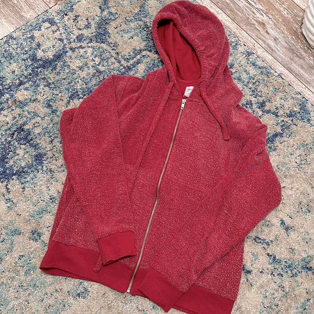 Soft Serve Original Cloud Cotton Zip Up Hoodie Made in USA XS